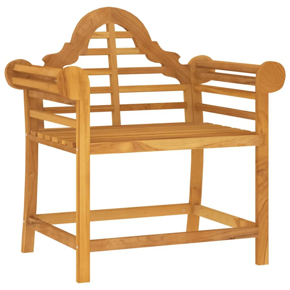 Schommel Tuinstoel 88x60x92 cm massief teakhout