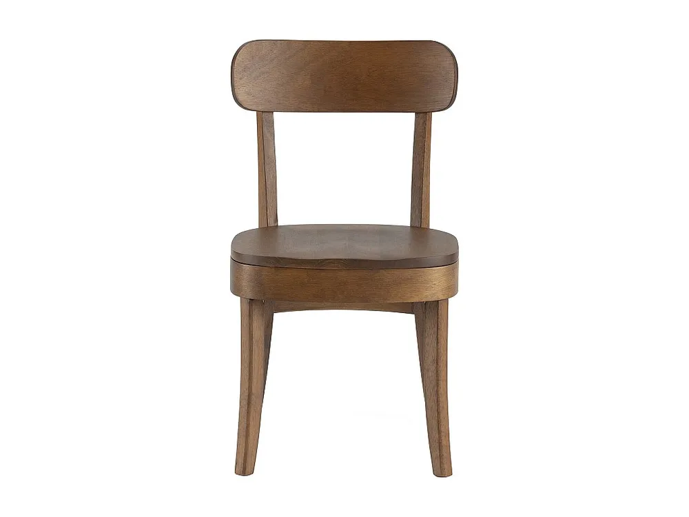 Set van 2 stoelen Nala Kleur Walnoot, Massief Hout