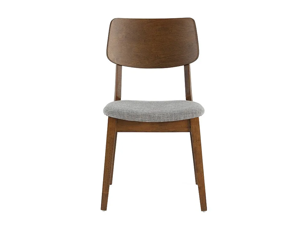 Set van 2 stoelen Susi Kleur Walnoot, Massief Hout