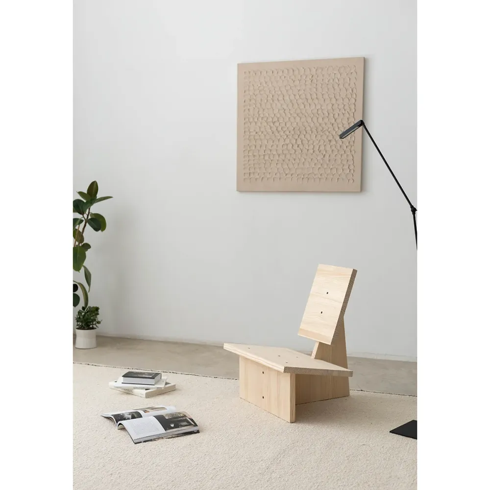 Trebalúger armchair made solid dennen wood 100% PEFC