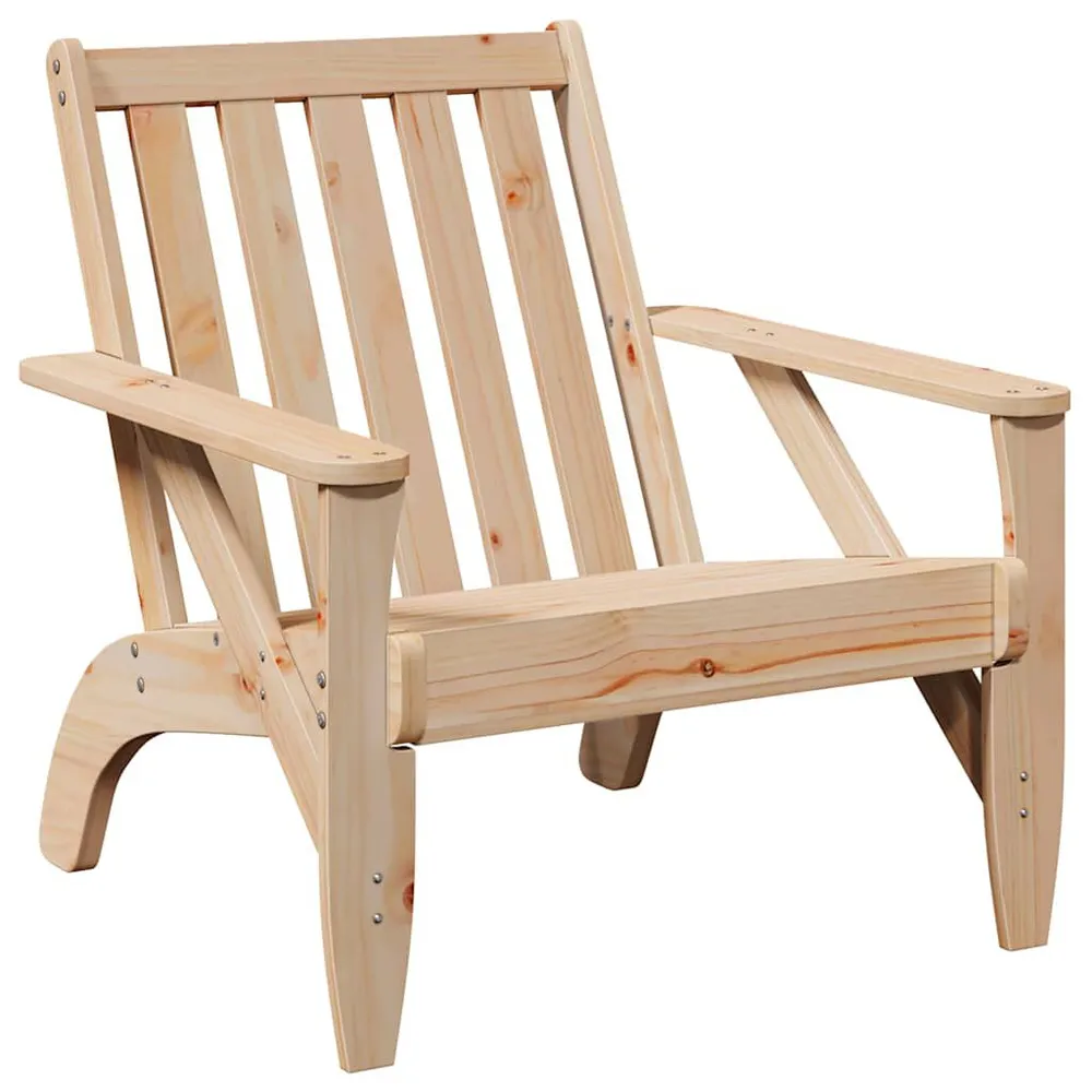Tuinstoel Adirondack 75x77x77 cm massief grenenhout