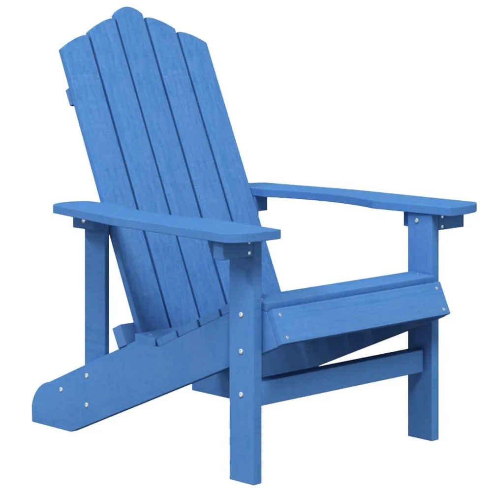 Tuinstoel Adirondack HDPE aquablauw