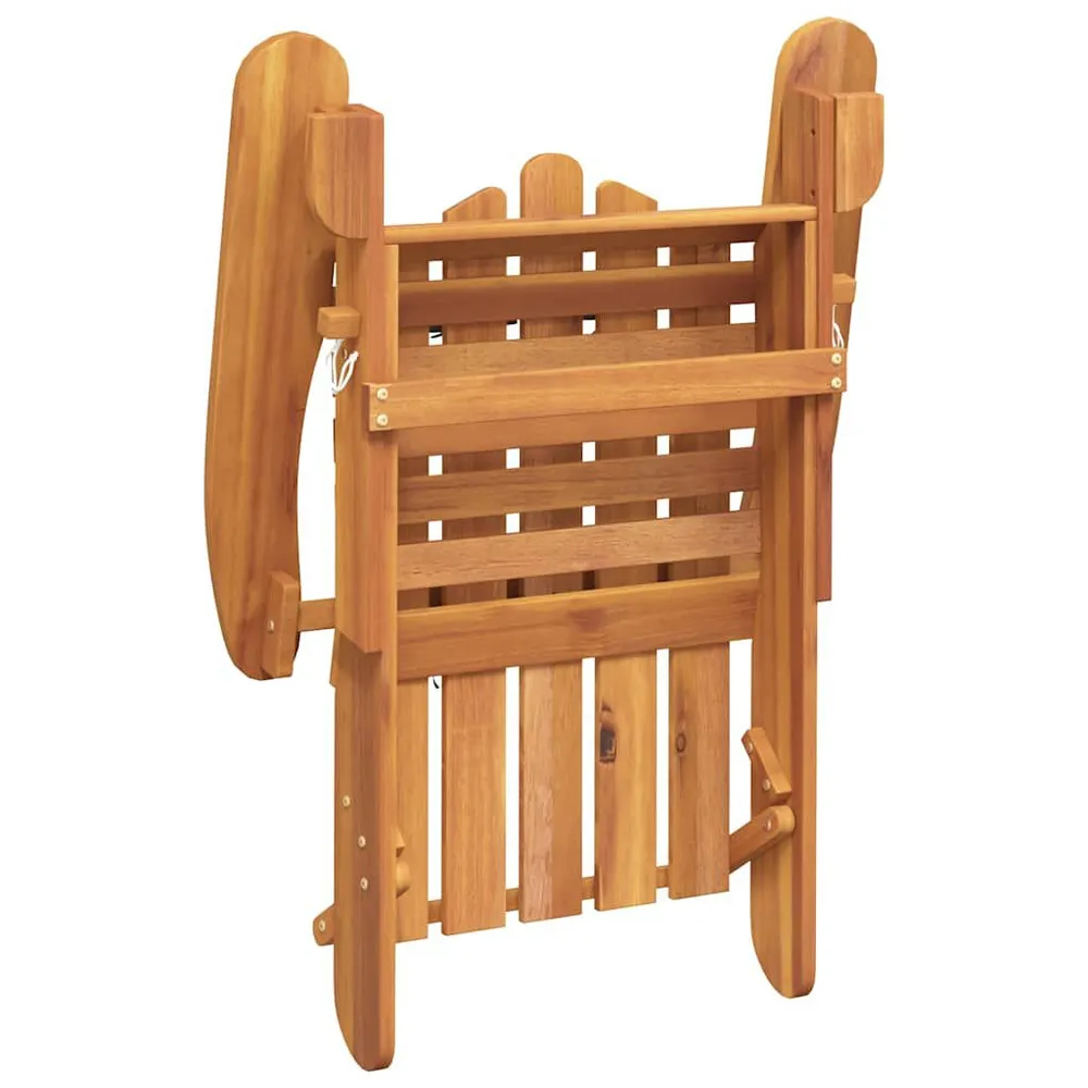 Tuinstoel Adirondack met kussens massief acaciahout