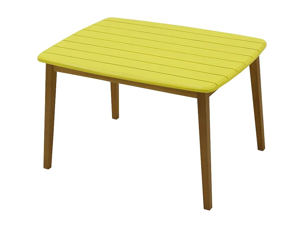 Kindertuintafel van geel acaciahout - GOZO MYLIA