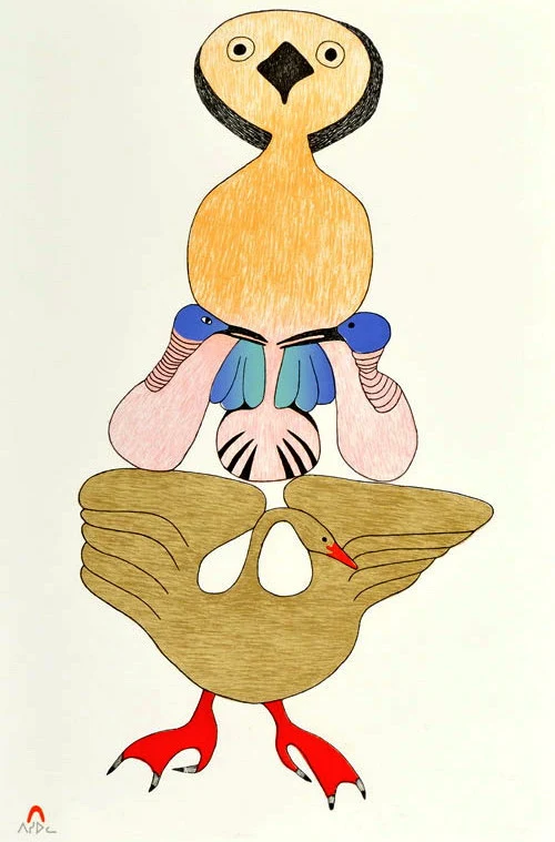 1983 TOTEM BIRDS Mayoreak Ashoona