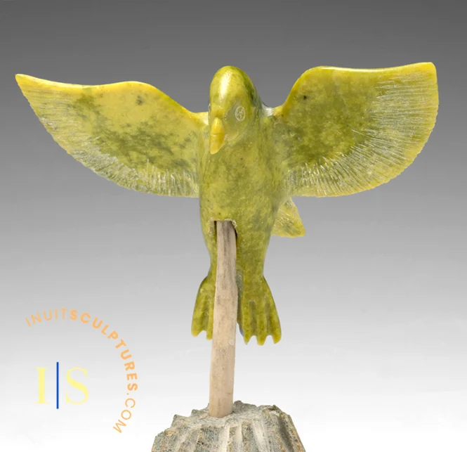 Decoratieve 7" Flying Bird Mark Pitseolak *737-MAX*
