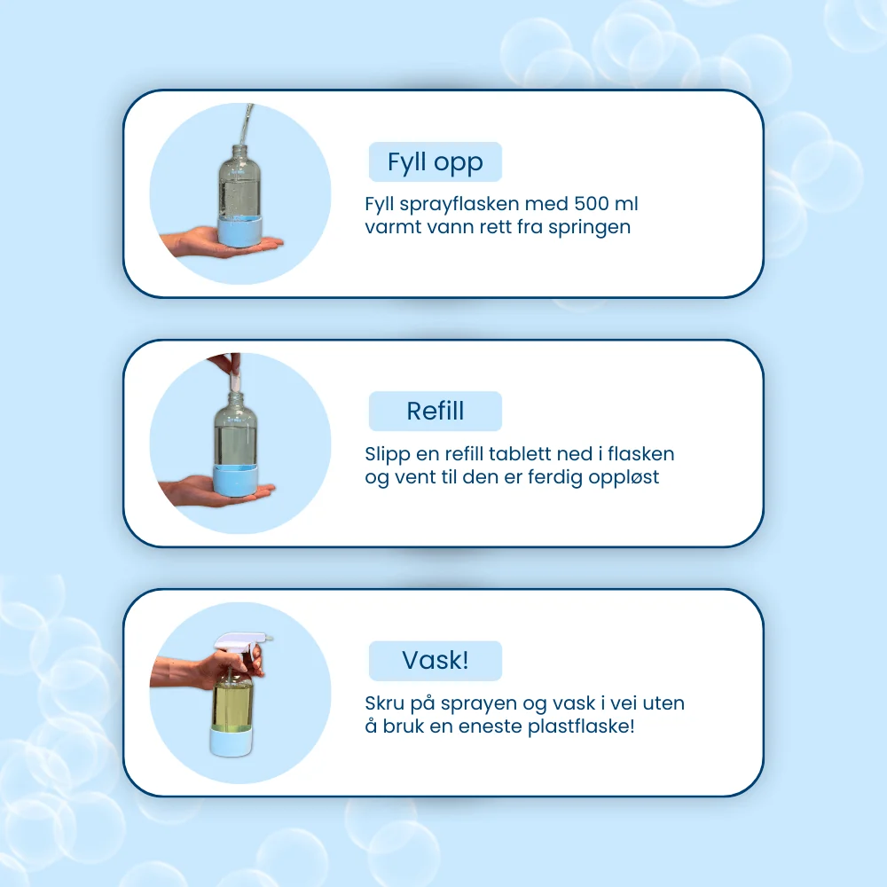 Universele spray navullingen 3pk