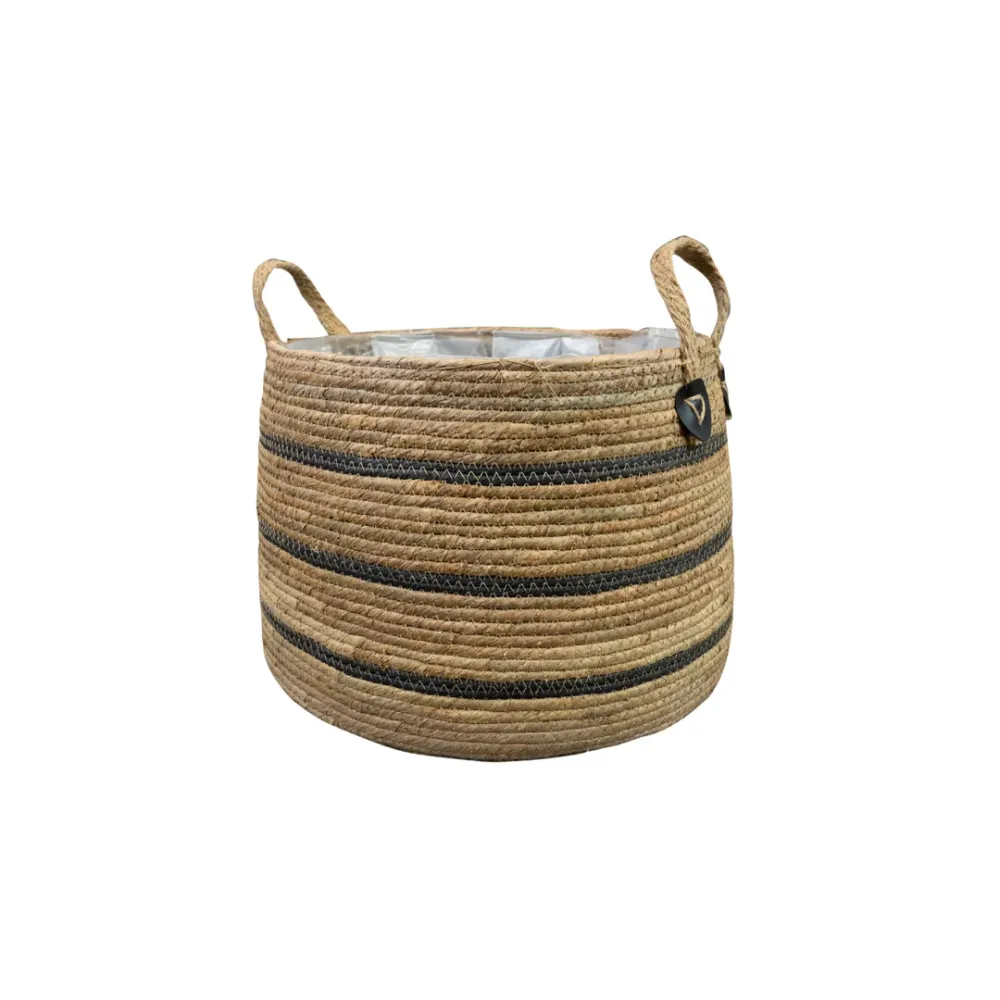 🧺 Mand Isla Black – D43 x H30 cm Everspring