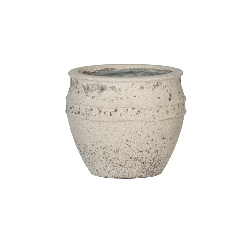🪴 Pot Athena M Chalk White – D41 x H33 cm Everspring
