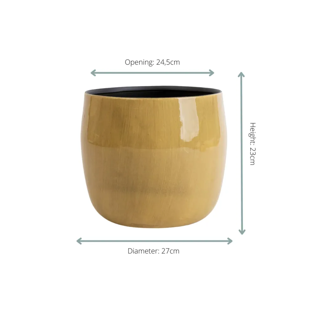 🪴 Pot Babet Camel – D27 x H23 cm Everspring