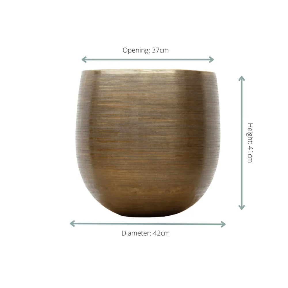 🪴 Pot Rowen Gold – D42 x H41 cm Everspring