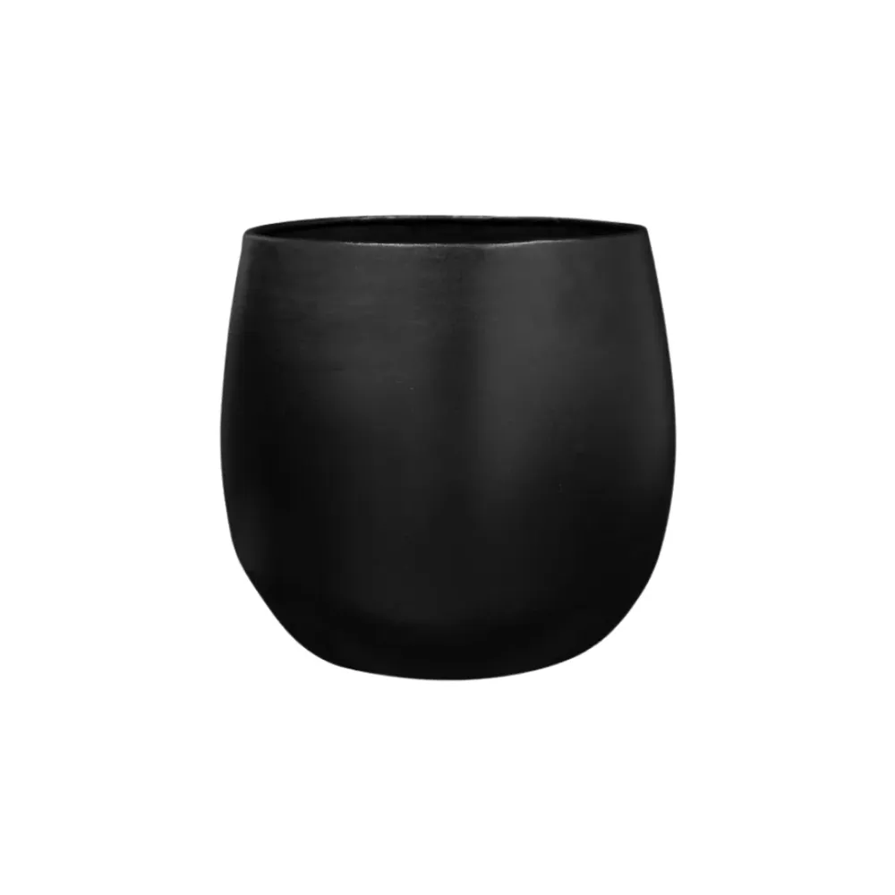 🪴 Pot Stijn Zwart – D45 x H45 cm Everspring