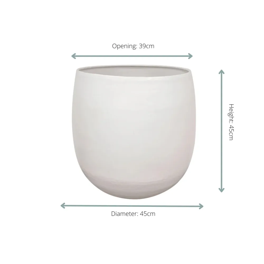 𪴠Stijn Pot Wit â D45 x H45 cm Everspring