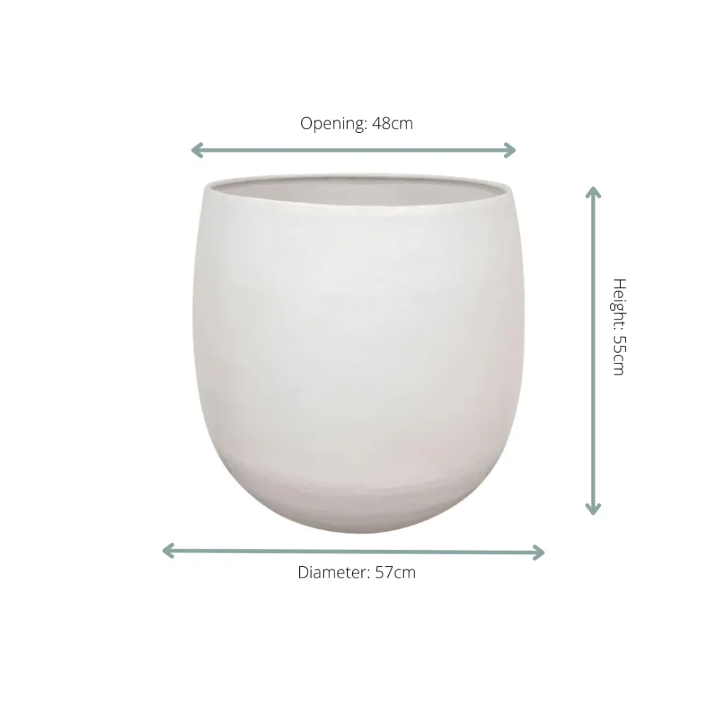 πͺ΄ Stijn Pot Wit β D57 x H56 cm Everspring