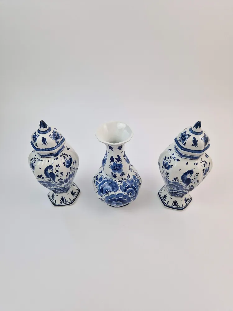 Kaststel delfts blauw handgeschilderd