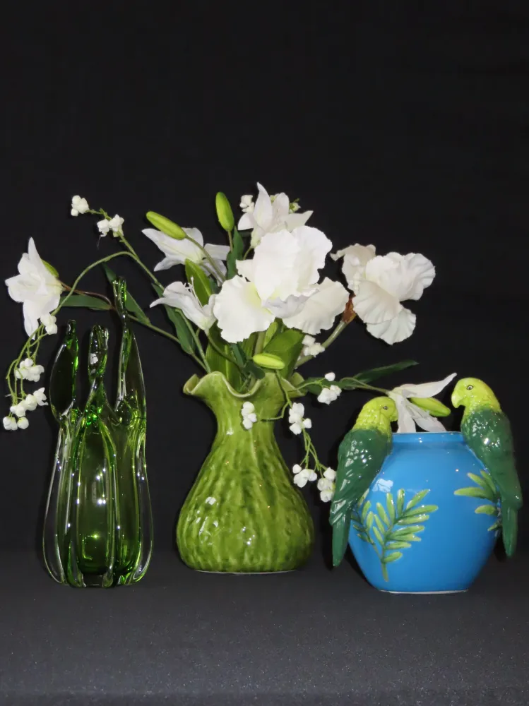 Luxe groene mondgeblazen vaas MyID Interiordesign
