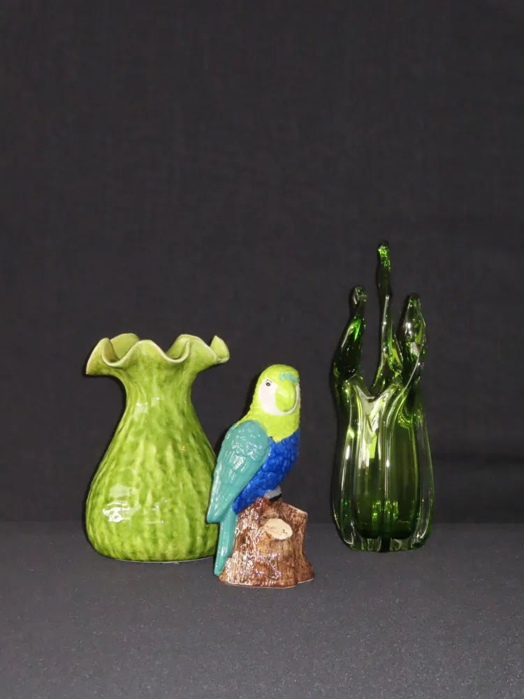 Luxe groene mondgeblazen vaas MyID Interiordesign