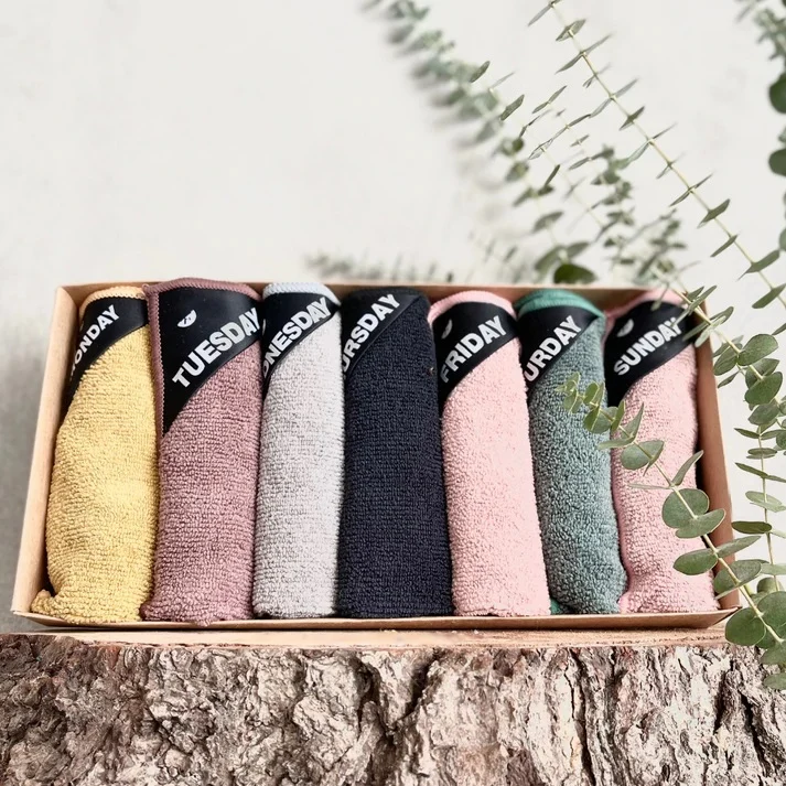 Klud vaatdoekjes microvezel 7 set multi colour