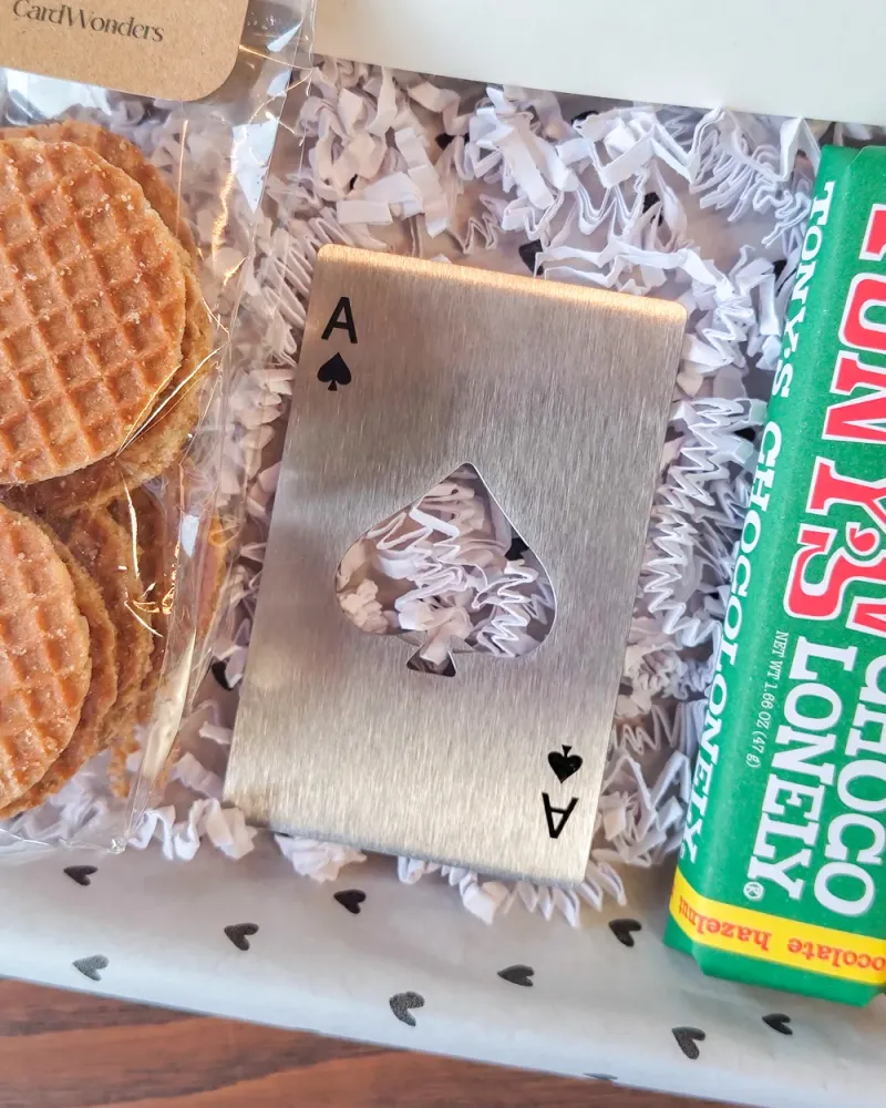 Valentijnscadeau pakket Voor hem🃏