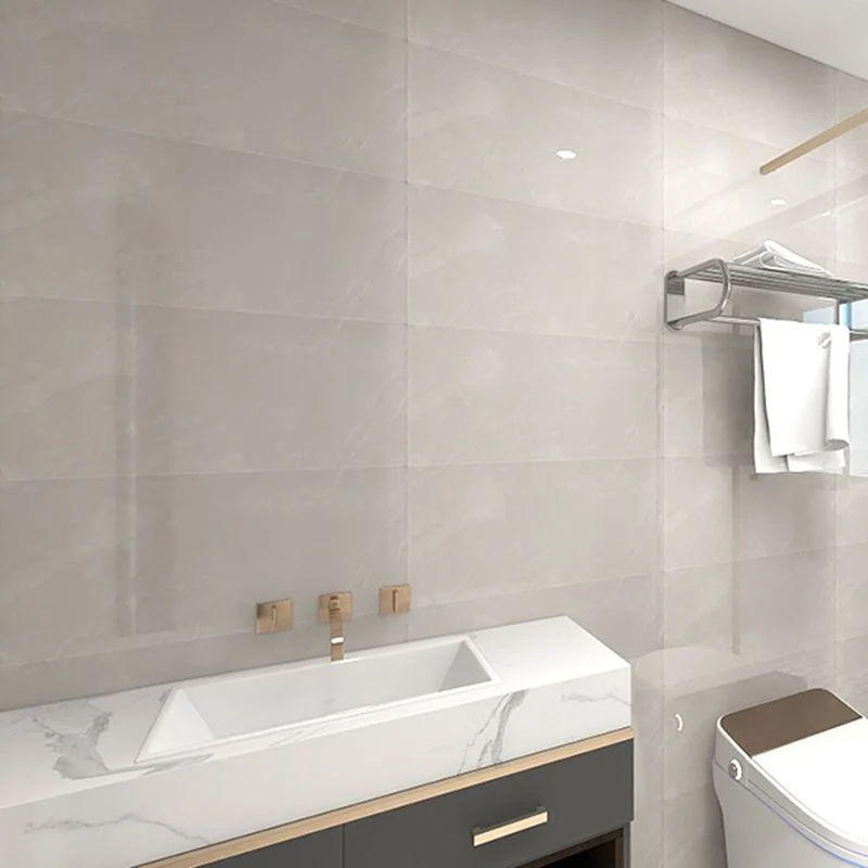 Wall Floor Tile Imitation Marble Paste Regenbestendig Floor Tile Wallpaper Eenvoudig te Plaatsen Ivory
