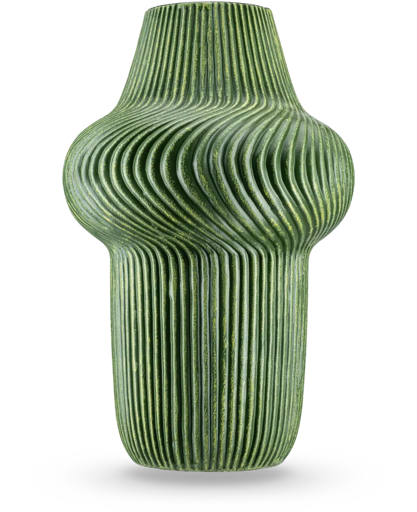 Vaas Hidden 35 cm groen