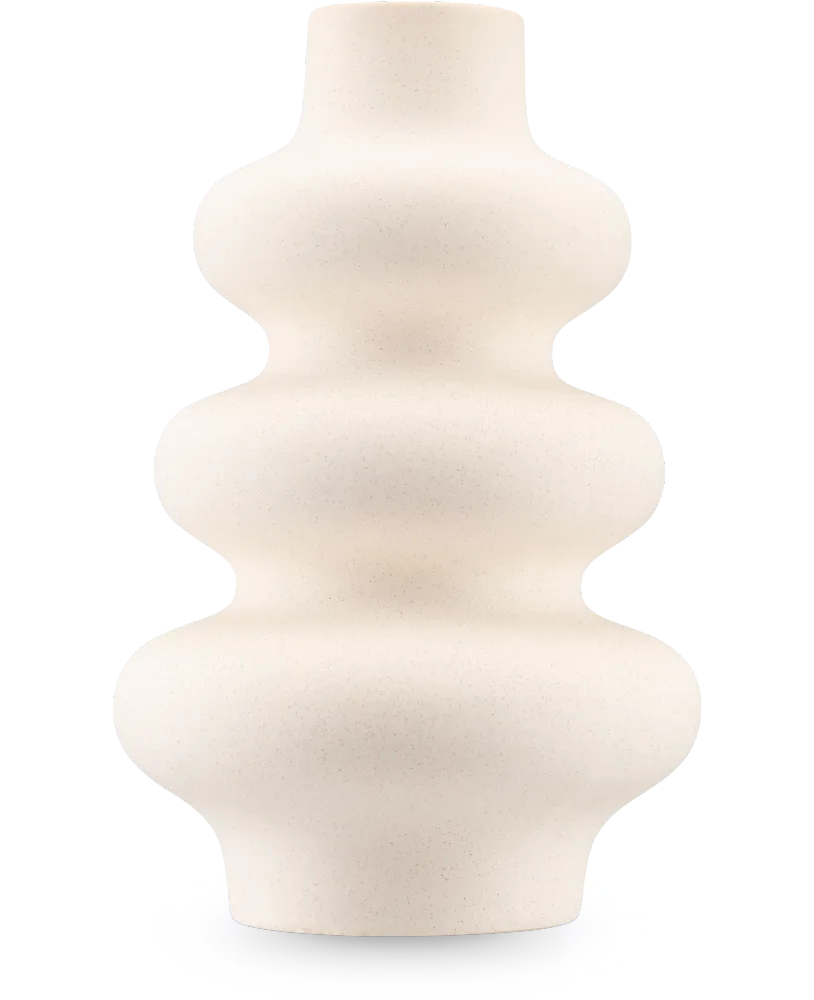Vaas Meadow 21 cm beige