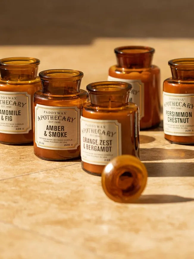 Apothecary Candle 'Amber & Smoke' 8oz Paddywax