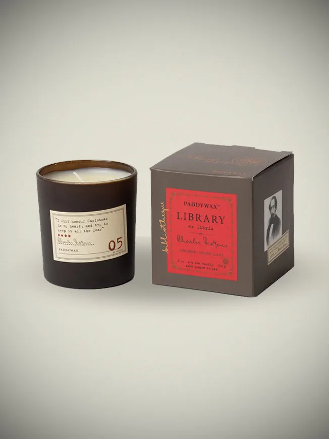 Library Candle 'Charles Dickens' 6oz Paddywax
