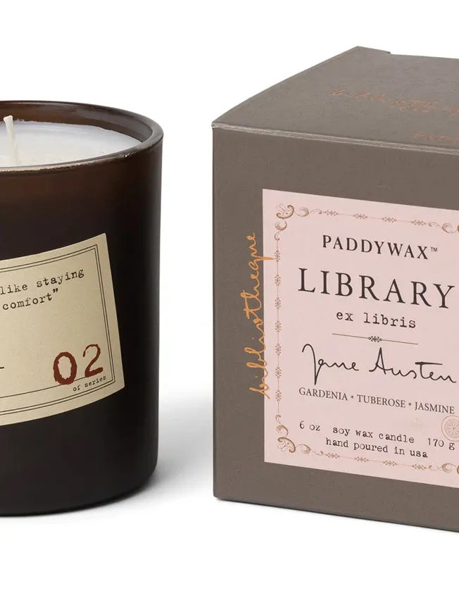 Library Candle 'Jane Austen' 6oz Paddywax