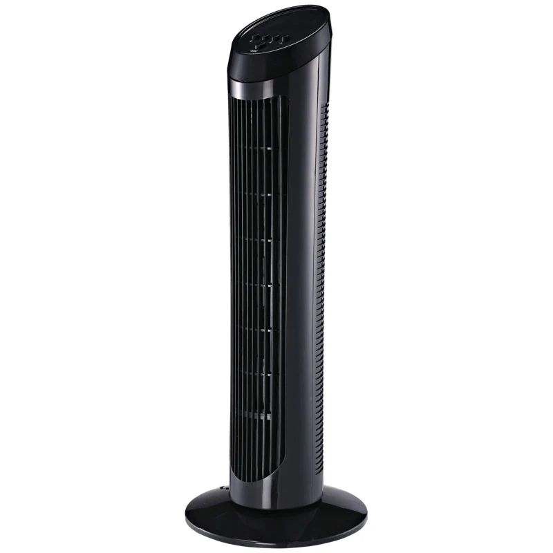 Nancy's Monsanto Torenventilator - Staande Ventilator - 3 Modi - Zwart Aosom