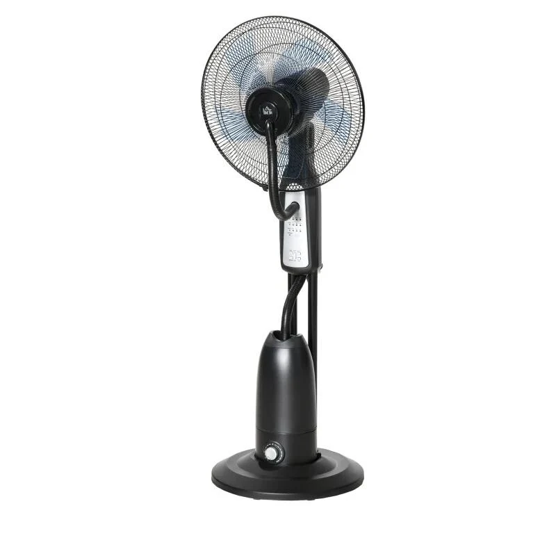 Nancy's Santiago Ventilator Met Waterverstuiver - Statiefventilator - 3 Standen - Met Timer Aosom