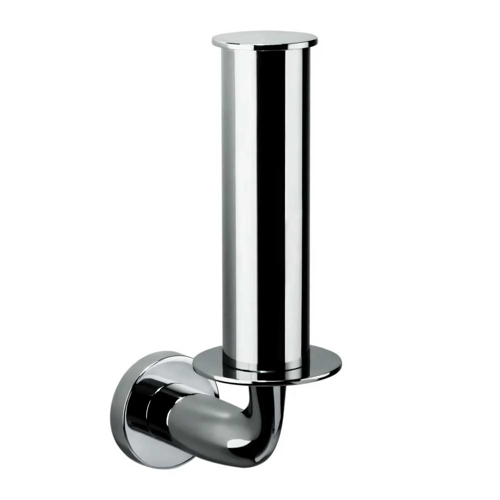 Eco-vriendelijk Groot Vertical toilet paper holder chrome-plated brass Colombo Design Essentieel collection dowel and glue...