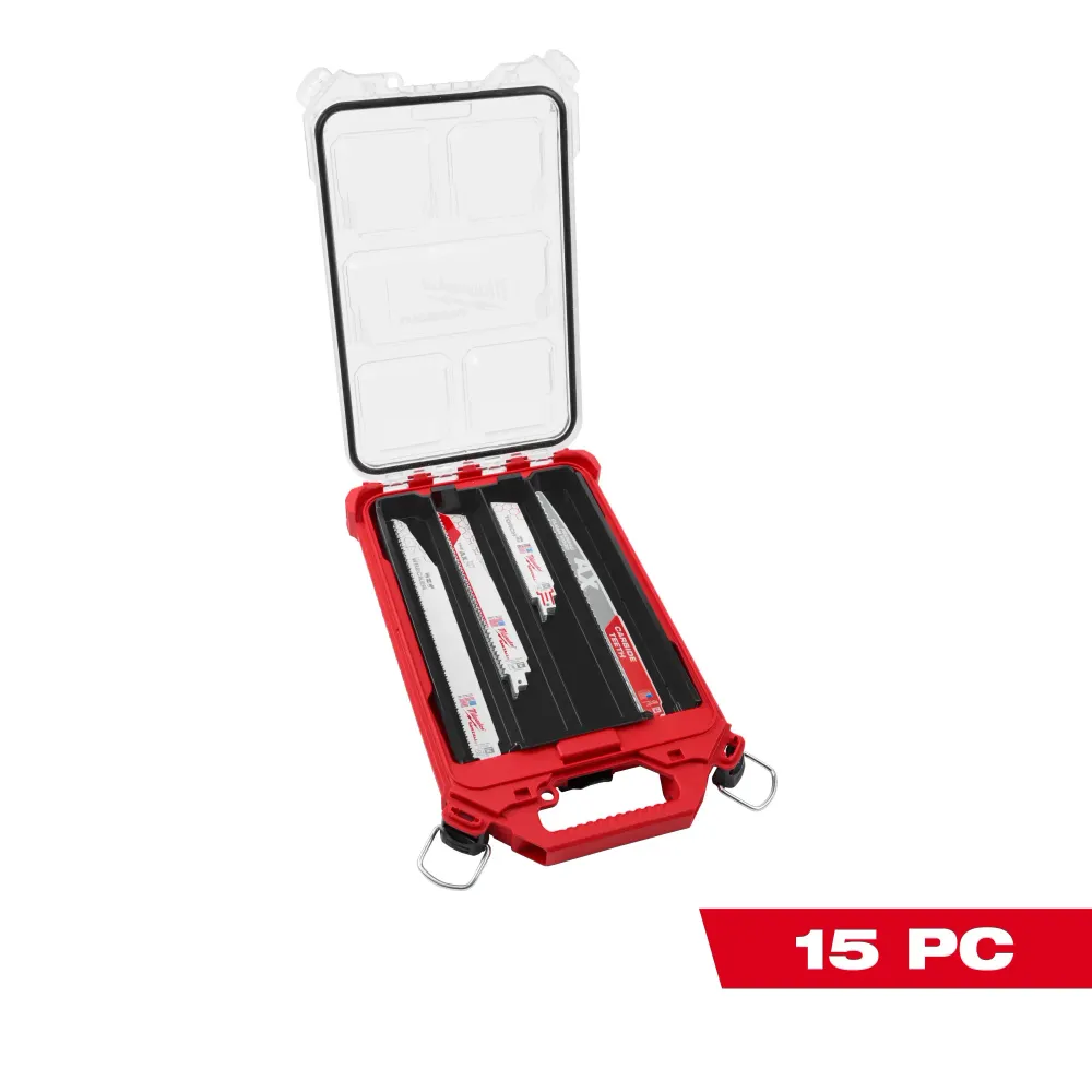 MILWAUKEE 15 PC. SAWZALL® Blade PACKOUT™ Kit Q4