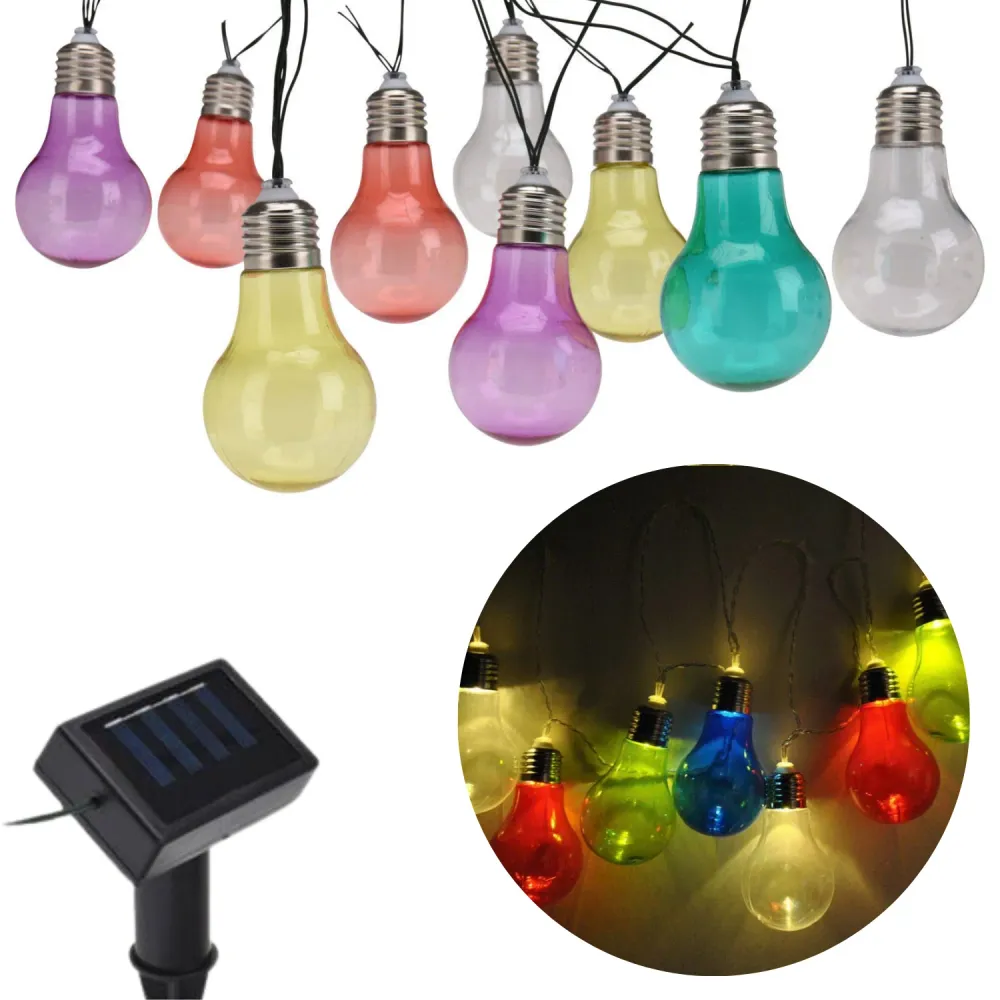 Cheqo® Solar Lichtsnoer - Fairy Lights - Lichtslinger voor Binnen en Buiten - Kerst Verlichting - Tuinverlichting - Feestv...