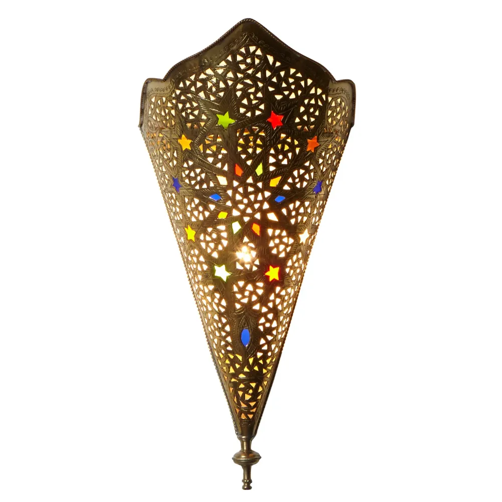 Messing wandlamp Rahma