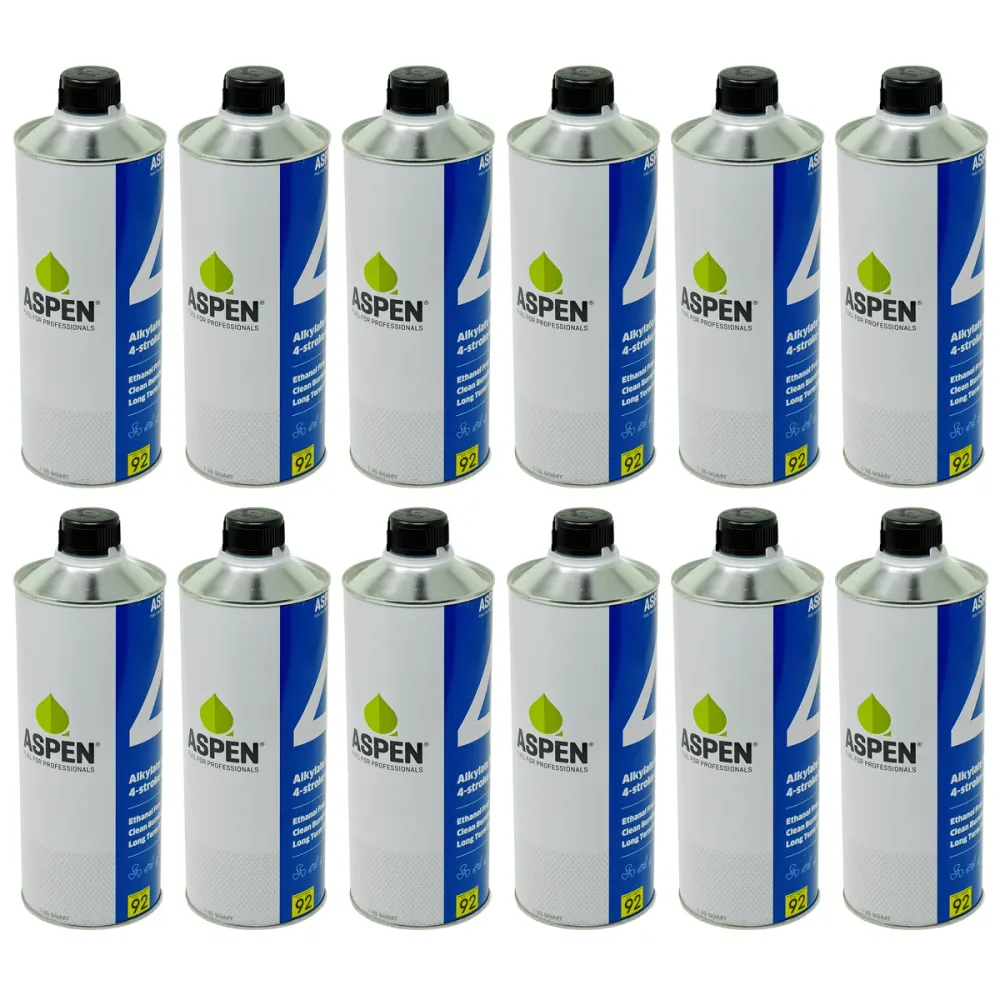 Aspen 4 Ethanol Free 4-Cycle Fuel 1 Quart 12PK Slaglengte 1.4 mm