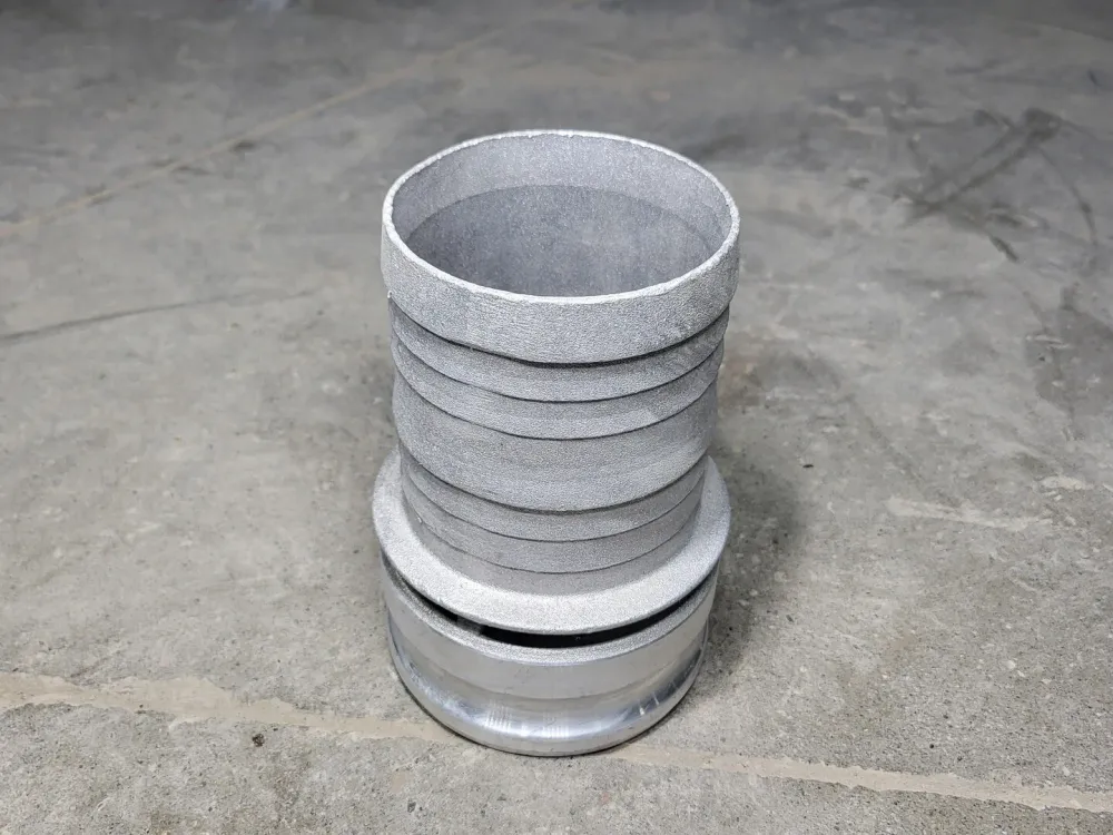 4" Camlock Hose Barb, E400, Type E, Aluminium