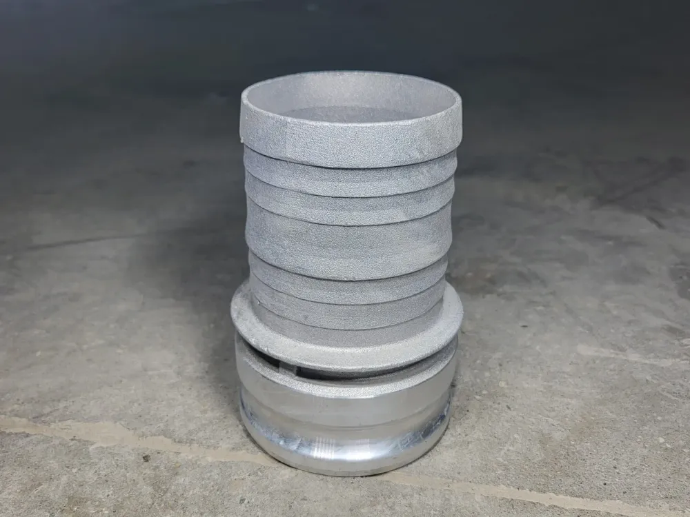 4" Camlock Hose Barb, E400, Type E, Aluminium