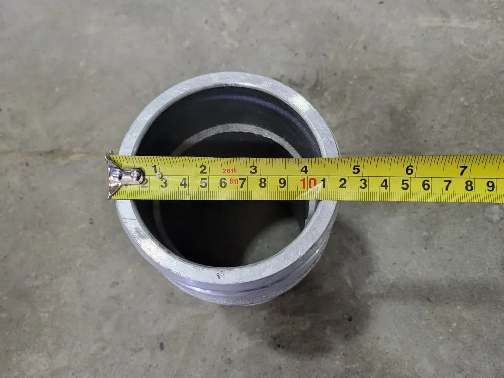4" Camlock Hose Barb, E400, Type E, Aluminium