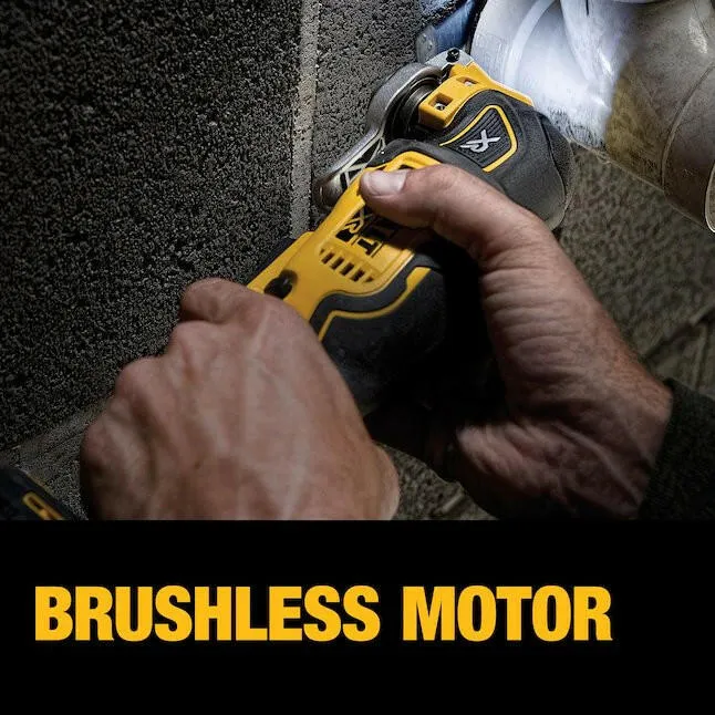 DeWalt 4-Piece Brushless 20-volt Max Variable Speed Oscillating Multi-Tool Kit Case