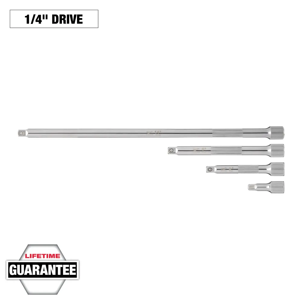 MILWAUKEE 4 PC. 1/4" Drive Extension Set