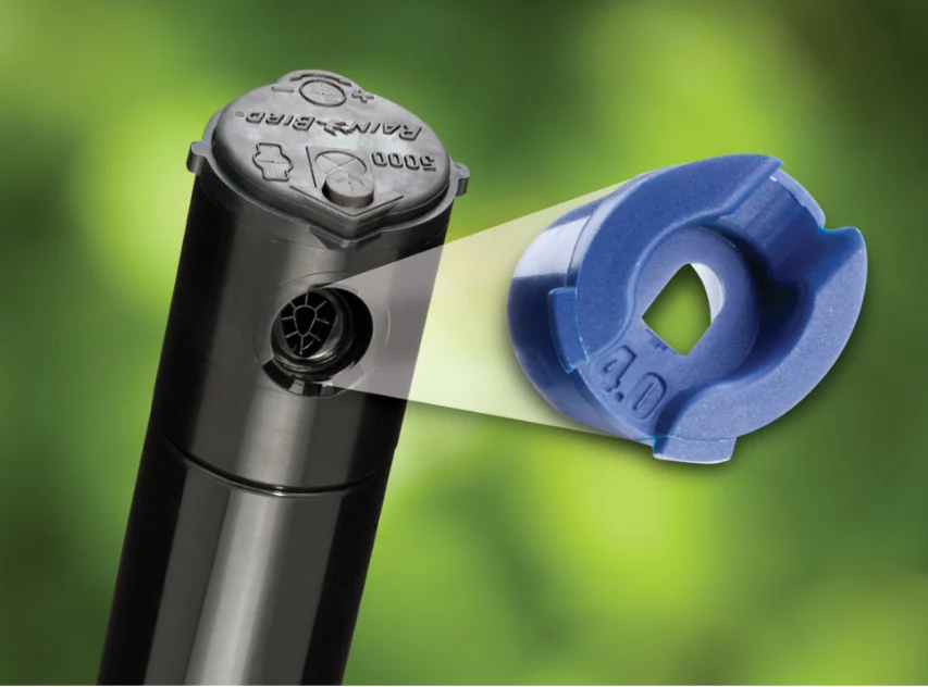 Rain Bird - 4" 5000SPCSAM Series Part-Circle Pattern (40-360 Degree) Shrub Rotor SAM Check Valve