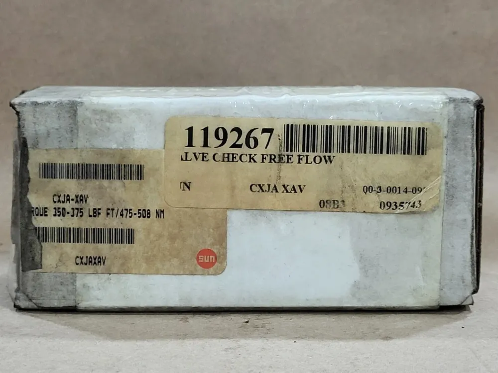 Free Flow Nose to Side Check Valve CXJA-XAV