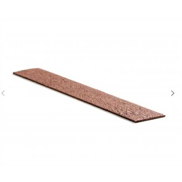 Ecolat recht Bruin - 2M x 14CM x 1CM - ECOO vijverrand