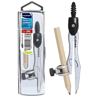 Studmark - Compas Metalico con Lapiz Snel Opladen