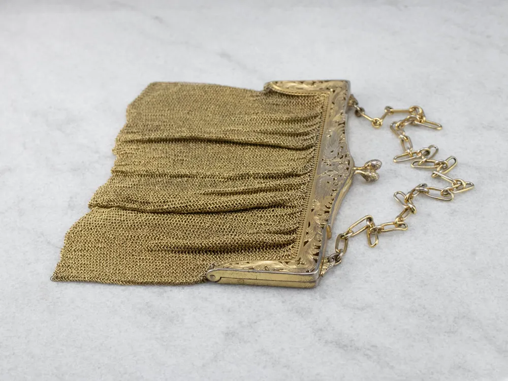 Vintage Vermeil Gaas Purse