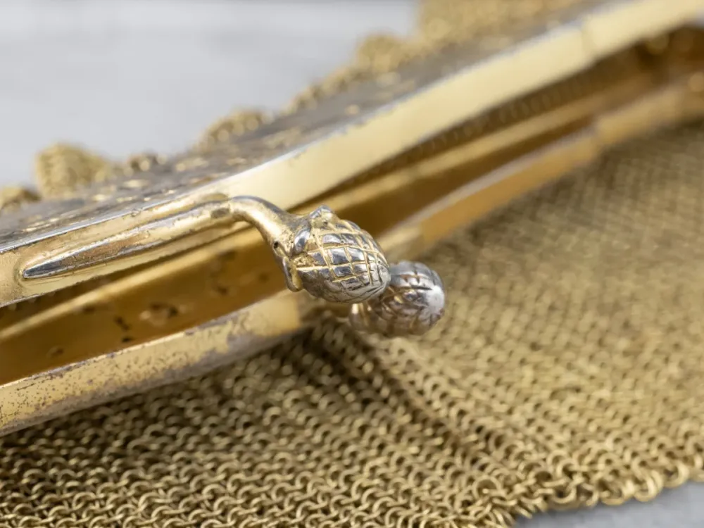 Vintage Vermeil Gaas Purse