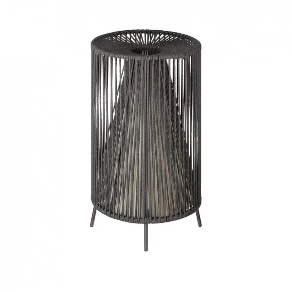 Blomus Rope tafellamp oplaadbaar coal / grijs - 66241