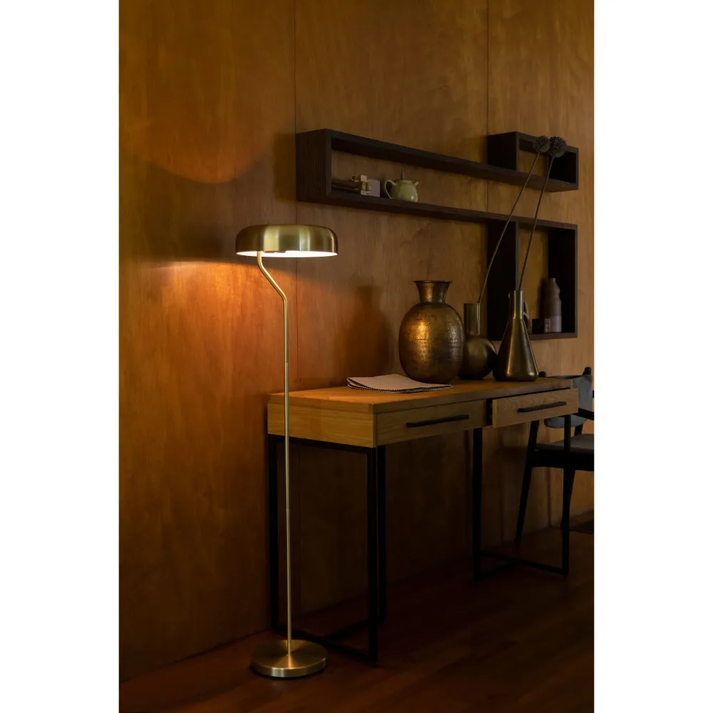 Dutchbone Eclipse Vloerlamp/ Staande lamp Goud