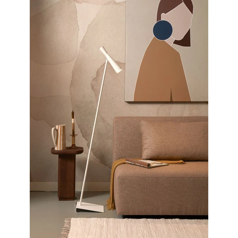 it's about RoMi vloerlamp BORDEAUX - wit - Ø6cm